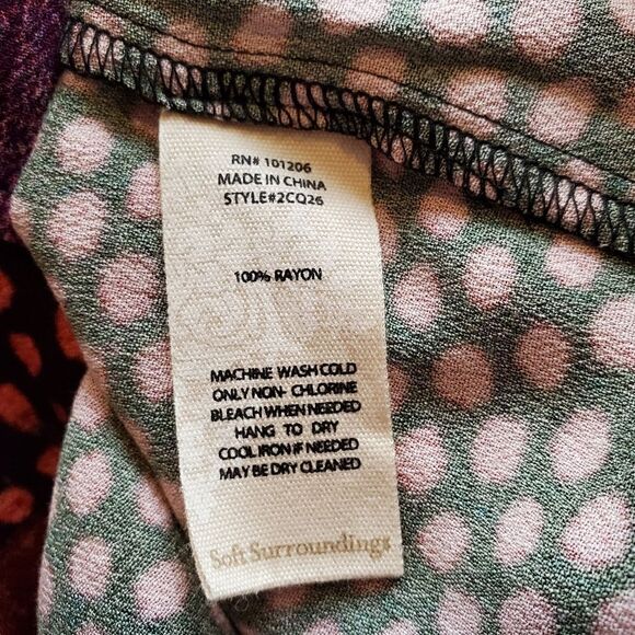 Soft Surroundings Dreaming Dahlia Tunic - Picture 7 of 7